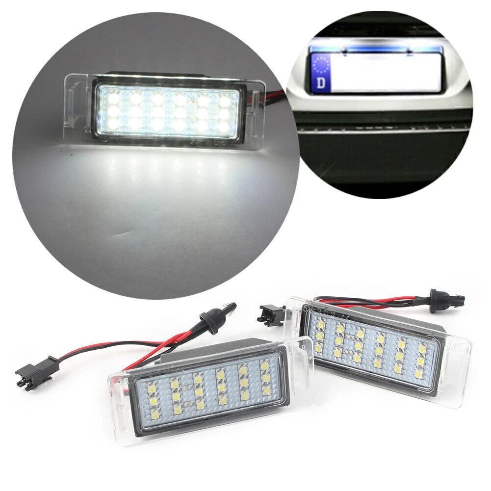 2Pcs License Plate Lamps for Chevrolet Cruze Camaro (2011–2019) LED Error Free