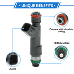 Fuel Injector No. 12613163 for Chevrolet Malibu 2.4 (2008–2012) 1 Pc Gray