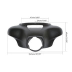 Matte Black Batwing Outer Fairing for Harley Electra Glide (2014–2023)
