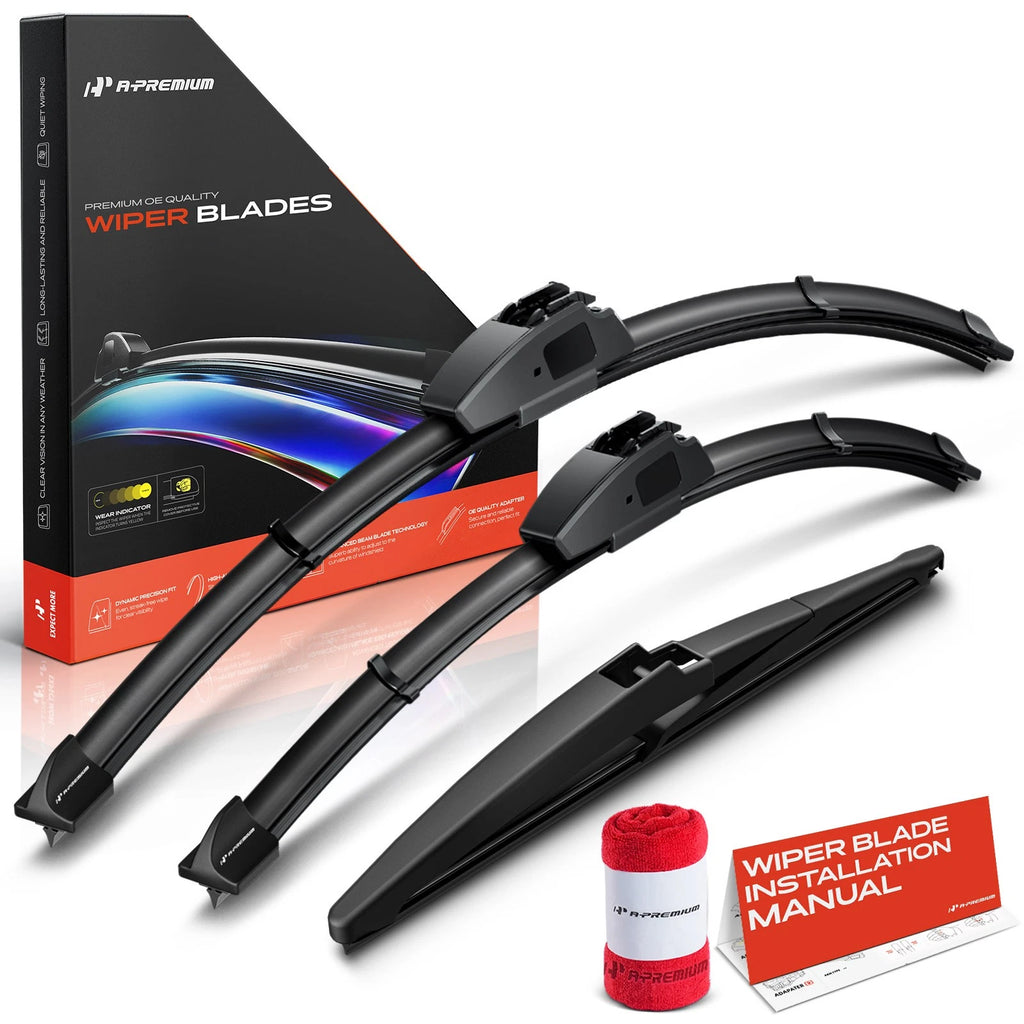 3Pcs Windshield Wiper Blades for Toyota Matrix (2003–2008)