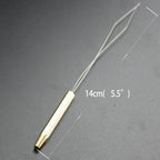 Stainless Steel Bobbin Threader for Fly Tying and Line Winding