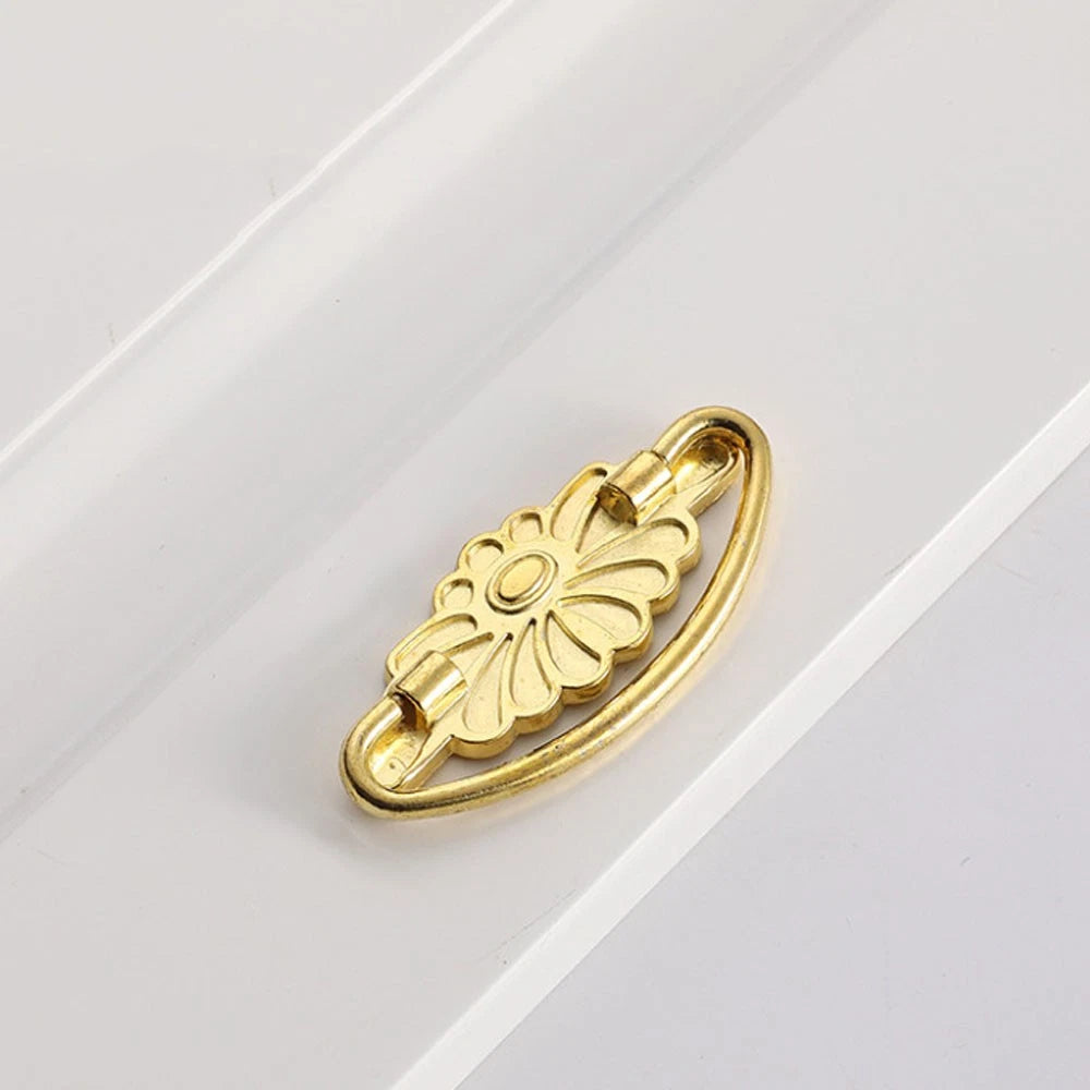 10Pcs Gold Decorative Cabinet Drawer Knob Hardware for Furniture
