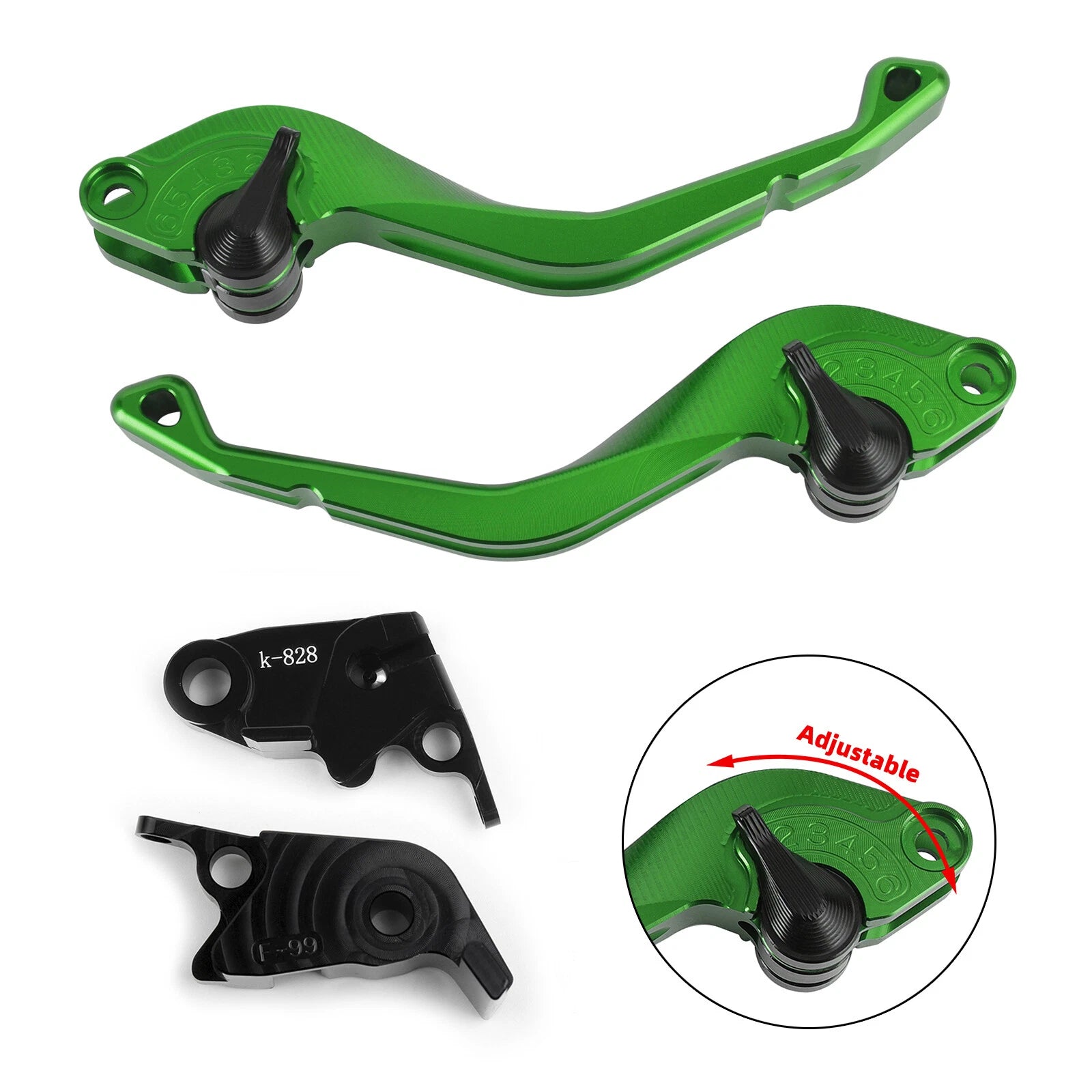 CNC Short Clutch Brake Lever for Kawasaki ZX10R/RR/KRT (2016–2017) T9
