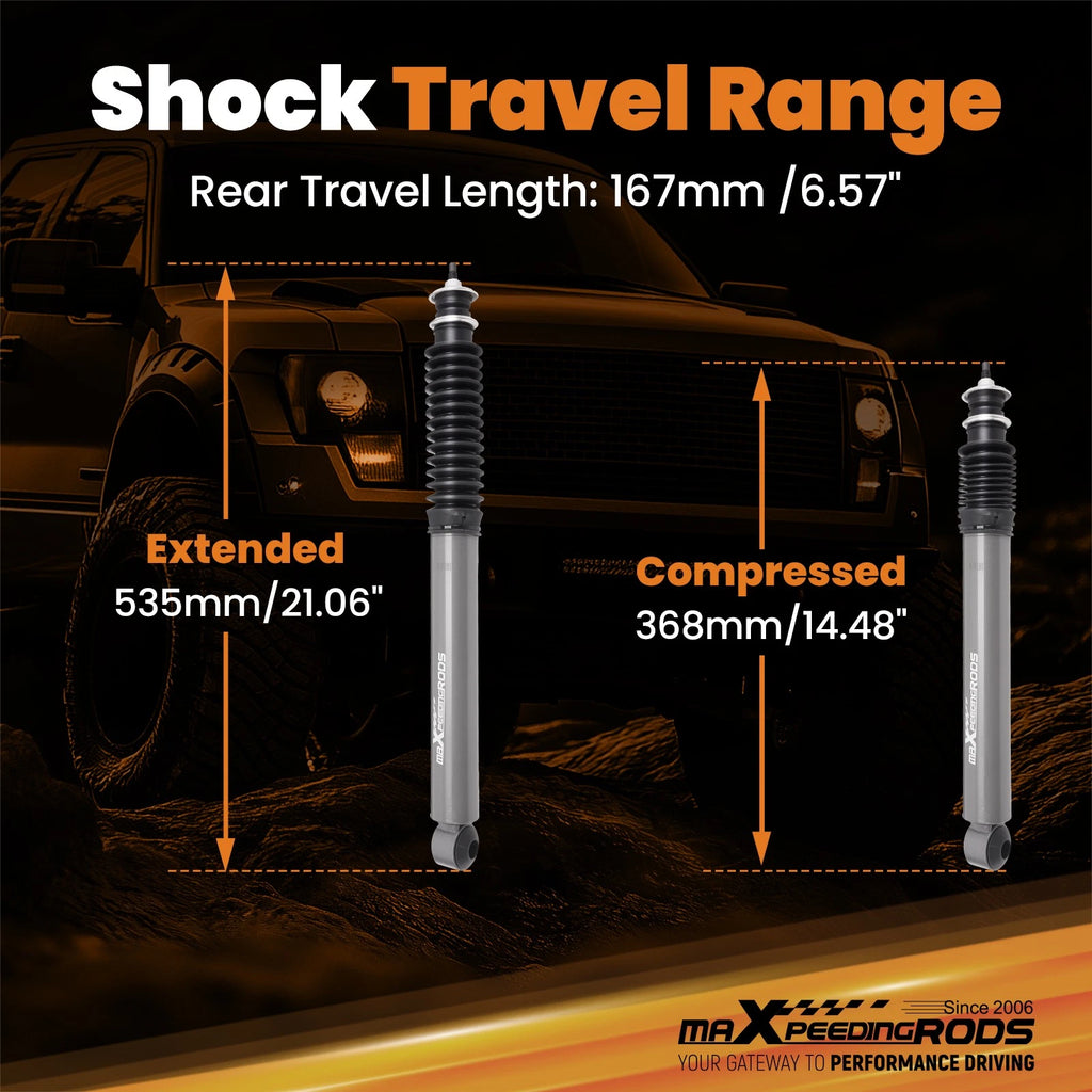Rear Lowering Kit with Adjustable Shackles for Ford F100 Ranger (1973–1979)