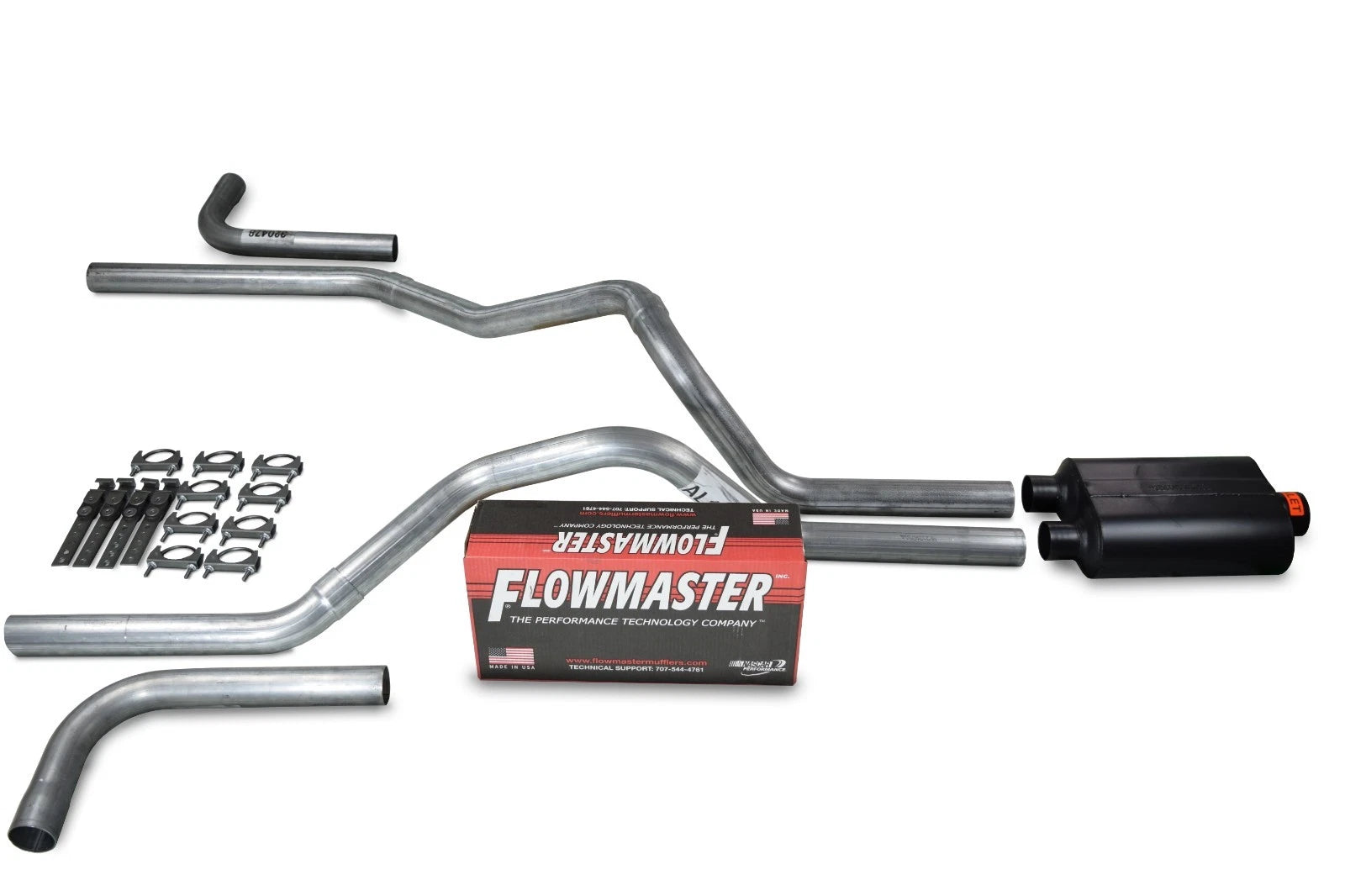 Dual Exhaust Kit for Chevy GMC 1500 (1988–1995) - Flowmaster Super 40