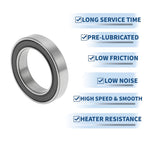 Deep Groove Ball Bearing 6803DDU for Scooter Skateboard Wheel (P2 17x26x5mm)