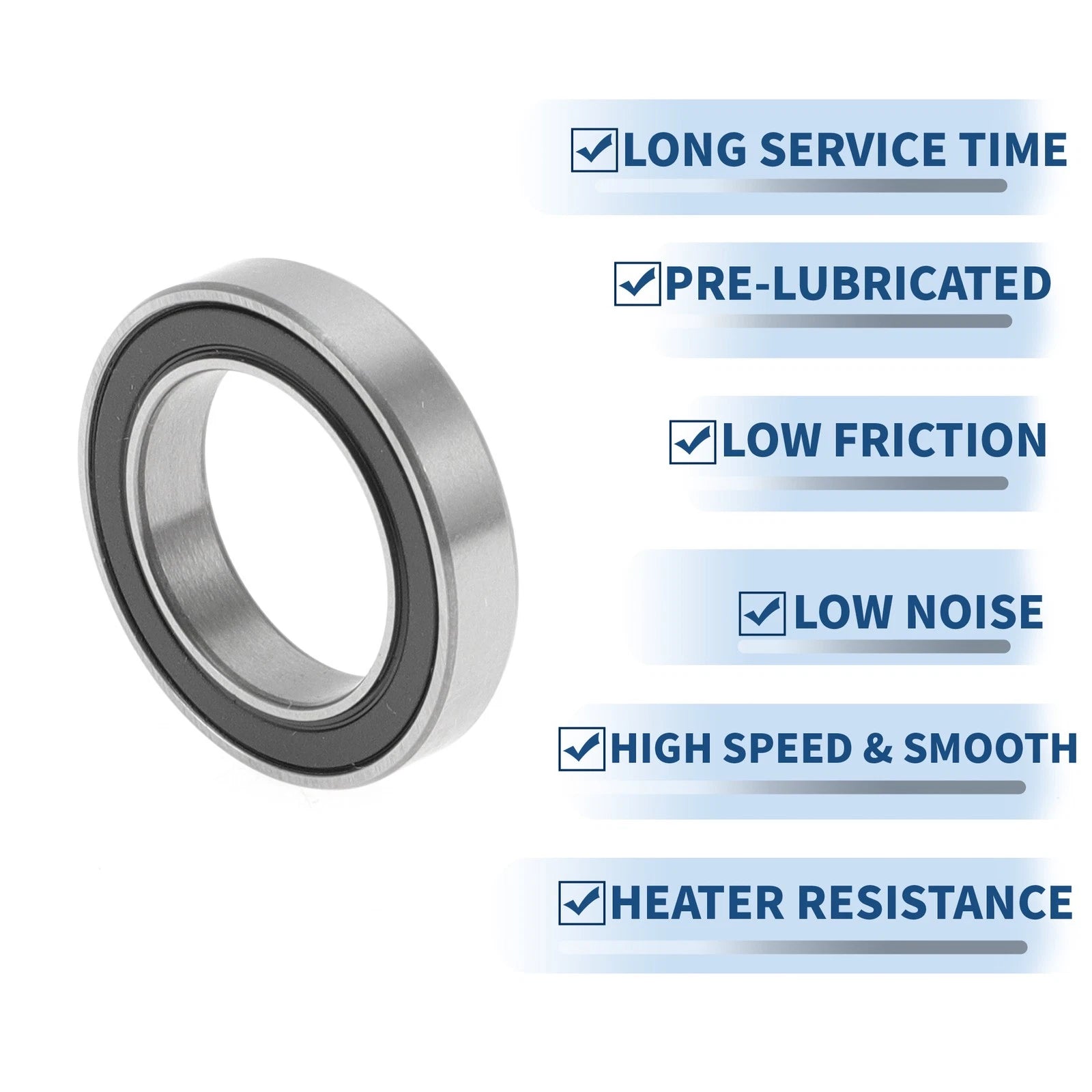 Deep Groove Ball Bearing 6803DDU for Scooter Skateboard Wheel (P2 17x26x5mm)