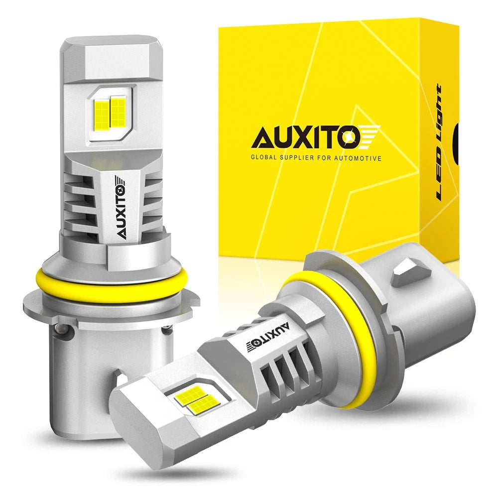 2X AUXITO 9007 HB5 LED Headlight Bulbs for High Low Beam (30000LM)