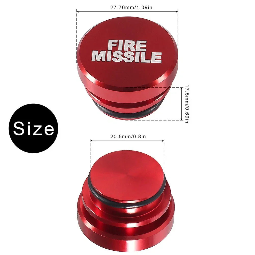 Fire Missile Eject Button 2 x Car Cover Accessories for All Makes