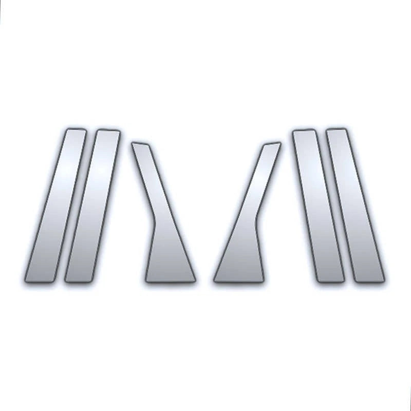 6Pc Chrome Pillar Post Covers for Ford Focus (2000–2007)