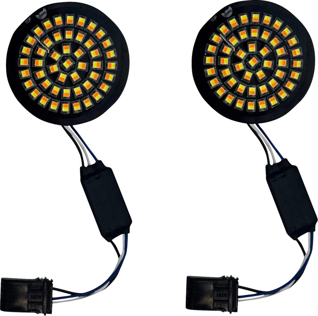 Genesis 4 Front Turn Signals for Custom Dynamics (GEN-4-AW-25ST)