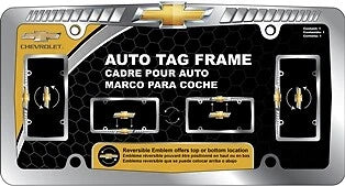 Chrome License Plate Frame for Chevy Silverado Z71 Duramax