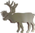 2pc. Luxury FX Stainless Steel Elk Emblem Accessory - LUXFX1747