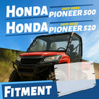 3/16" Front Full Windshield for Honda Pioneer 500 (2017–2020) / 520 (2021+)