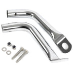 2X Chrome Saddlebag Guard Eliminator Brackets for Harley Touring (1993-2013)