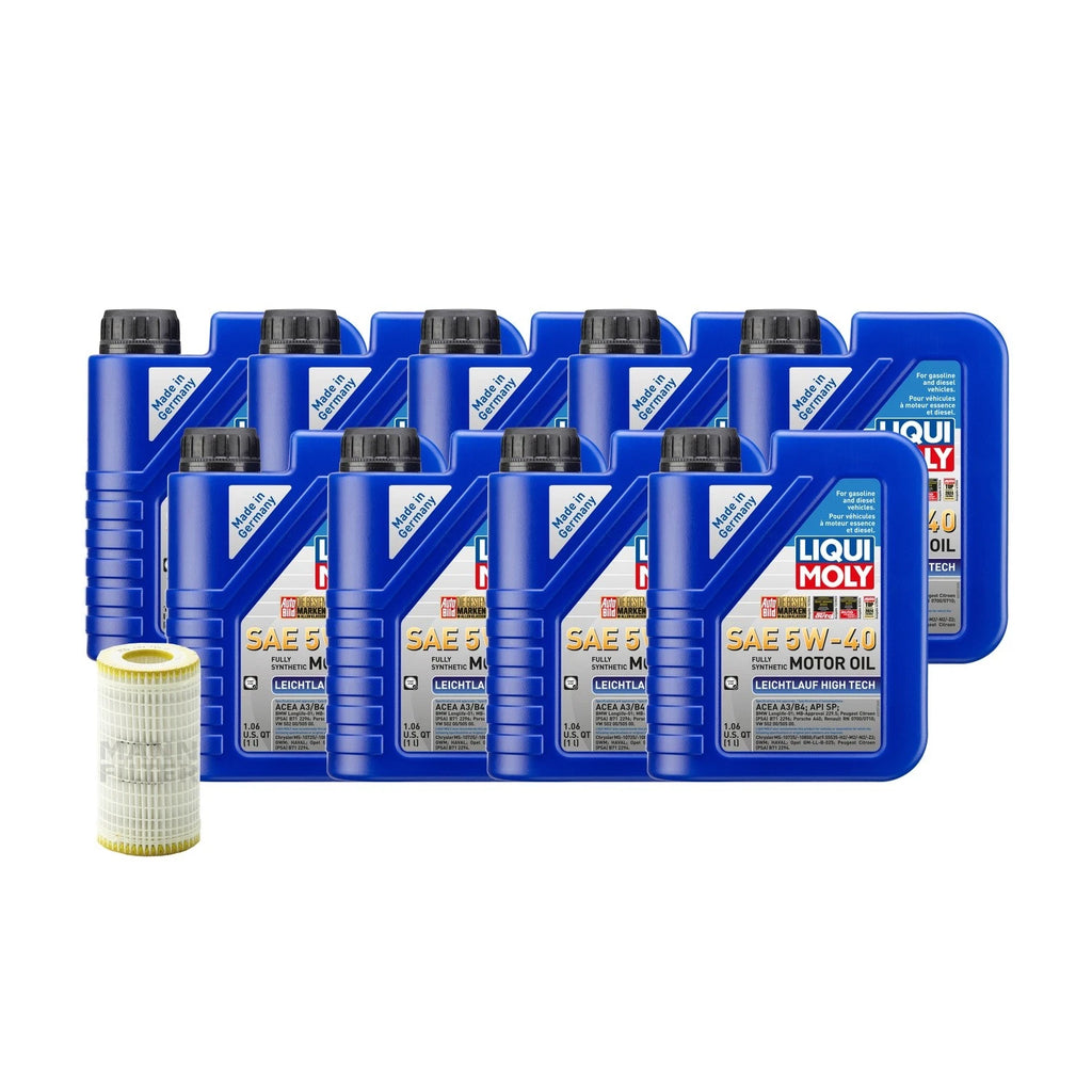 Oil Change Kit for Mercedes CLS550 (2007–2011) - 9L Liqui Moly 5W40