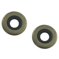 2Pcs Oil Seal for OMC Marine (GLM 86170, 318973, 321480, 18-2028)