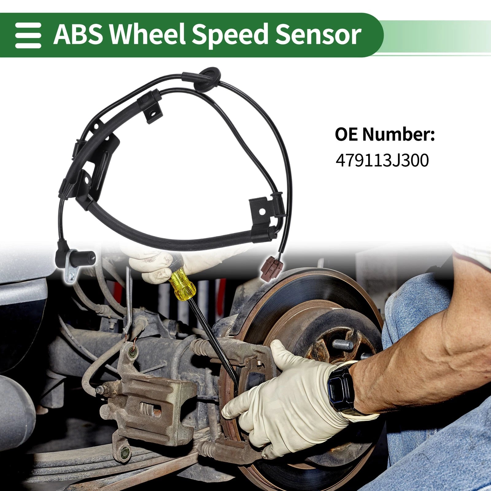 ABS Wheel Speed Sensor No. 479113J300 for Nissan Primera (1996–2002)