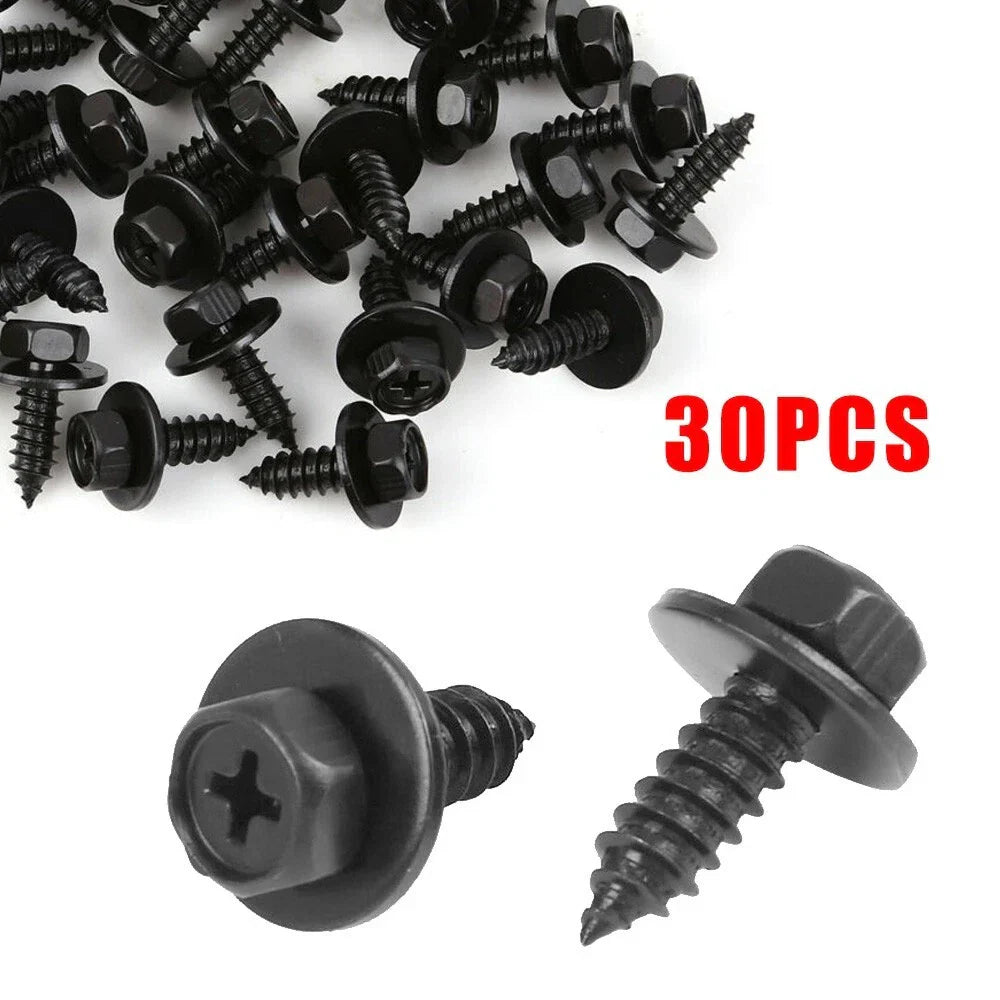 30PCS Bolt Retainer Fender Liner Under Cover Screw for Toyota