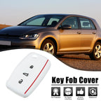 White Silicone Key Fob Shell for Volkswagen GTI (2015–2021)