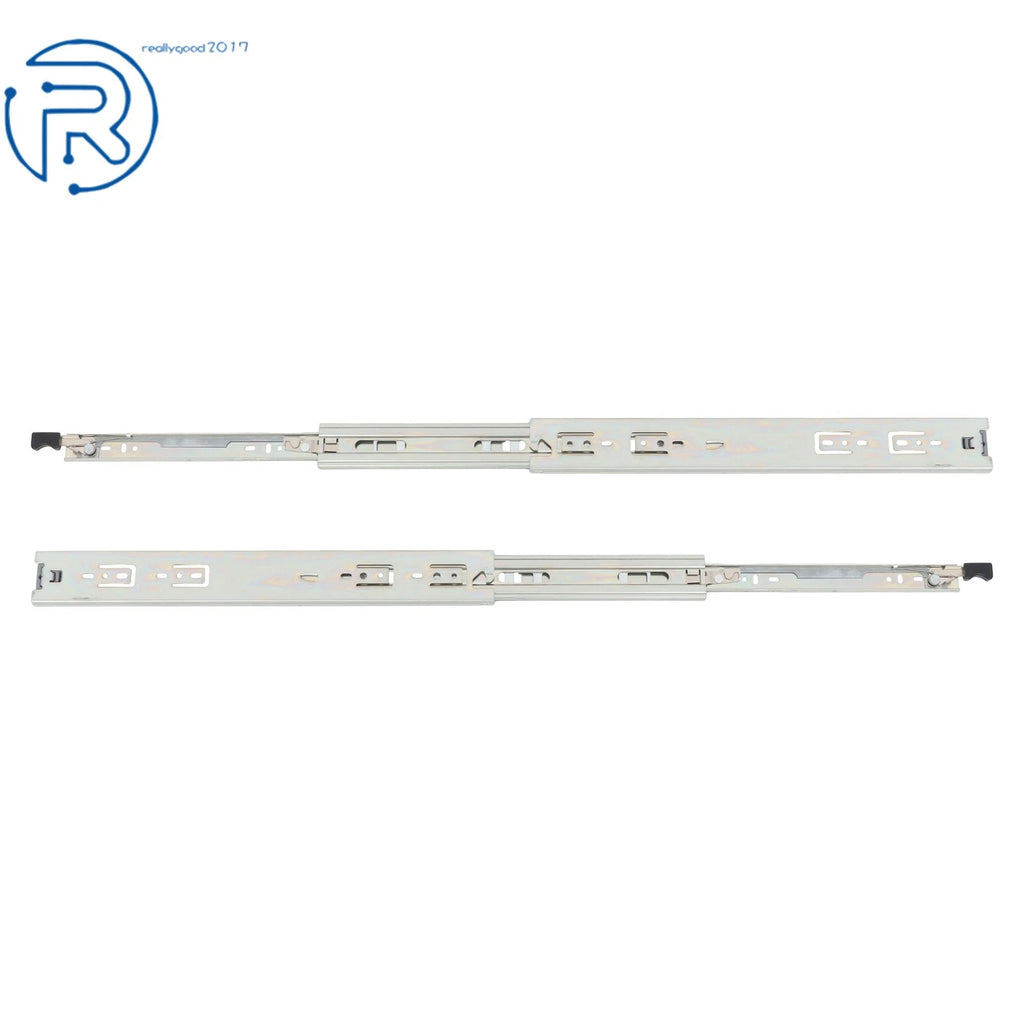 Set of 2 Heavy Duty Drawer Slides for Universal Use (18 Inch)