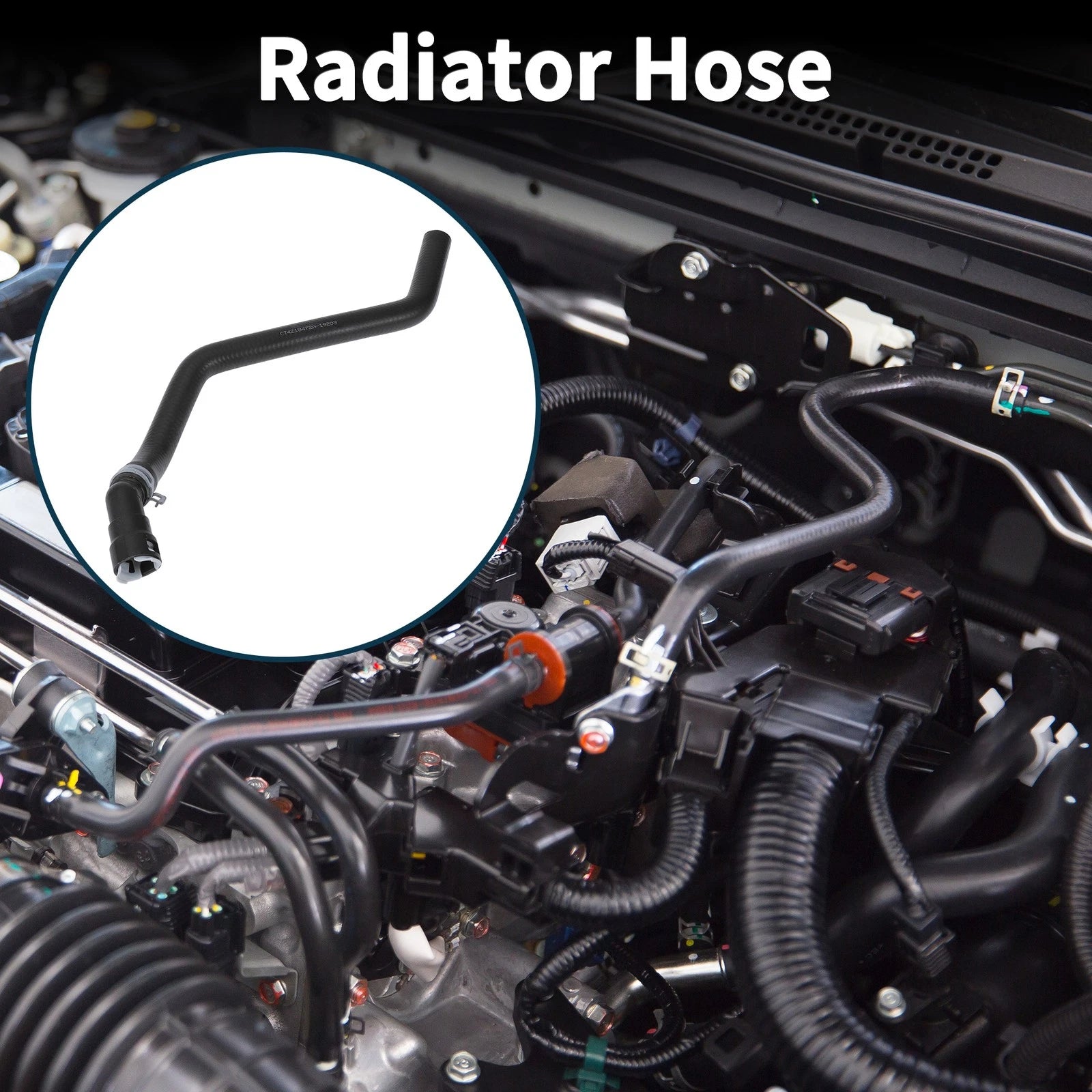 Radiator Hose Warm Air Inlet Pipe for Ford Edge (2012–2015) No. CT4Z18472A Rubber