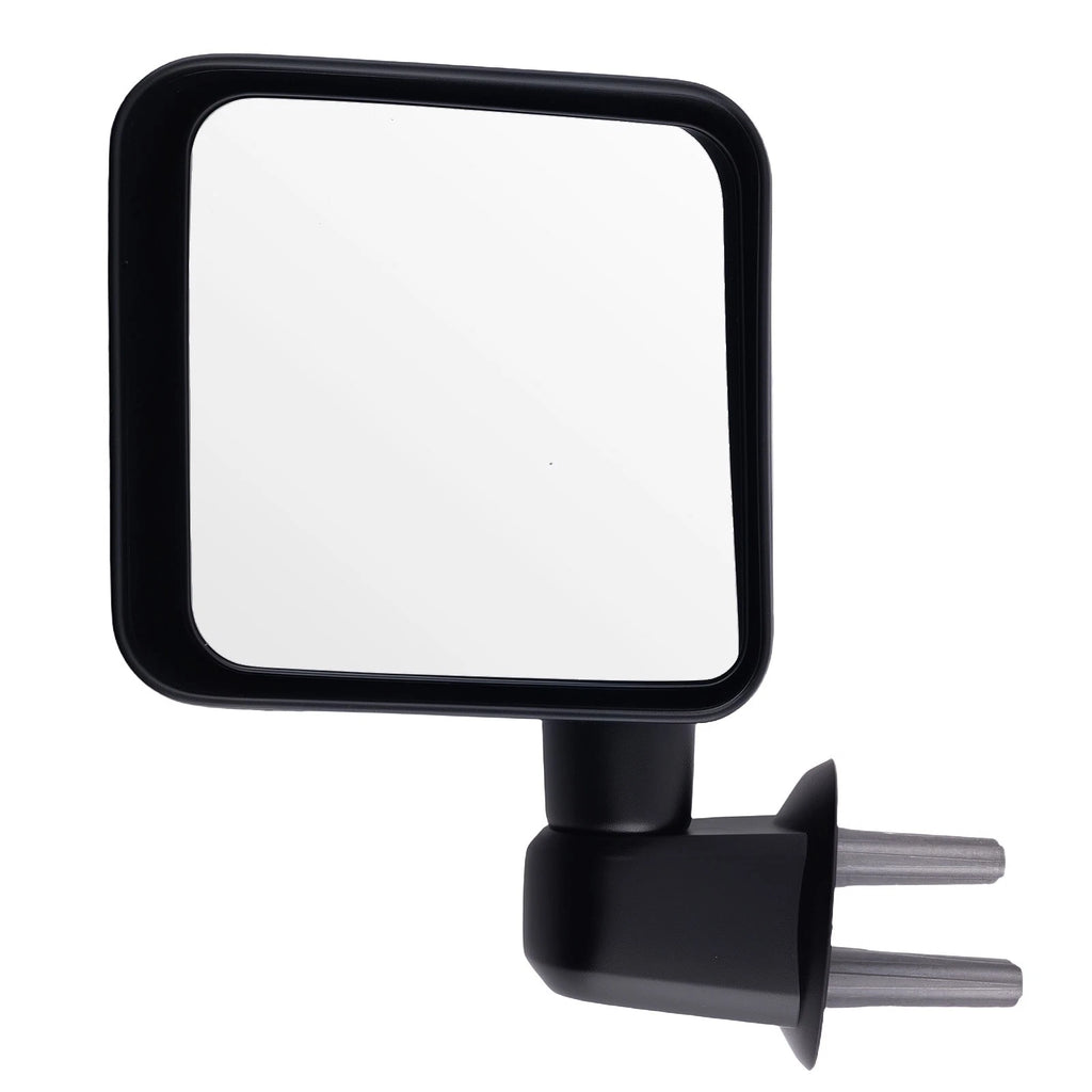 Left Side Mirror Textured Black for Jeep Wrangler JK (2007-2018)