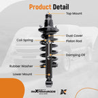 Rear Strut Coil Spring Sway Bar Link Kit for Honda CR-V (2002–2006)