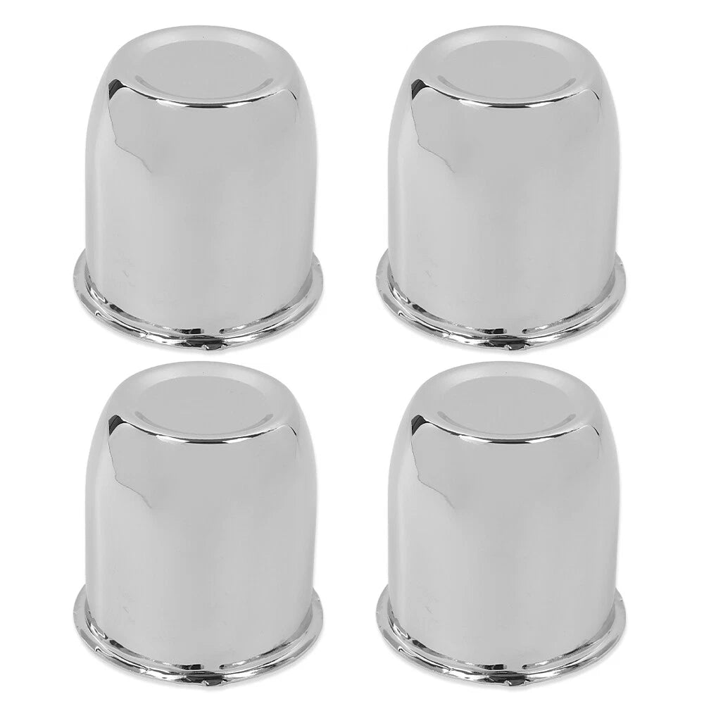 Set of 4 Chrome Push Through Center Caps for 3.18" Rims