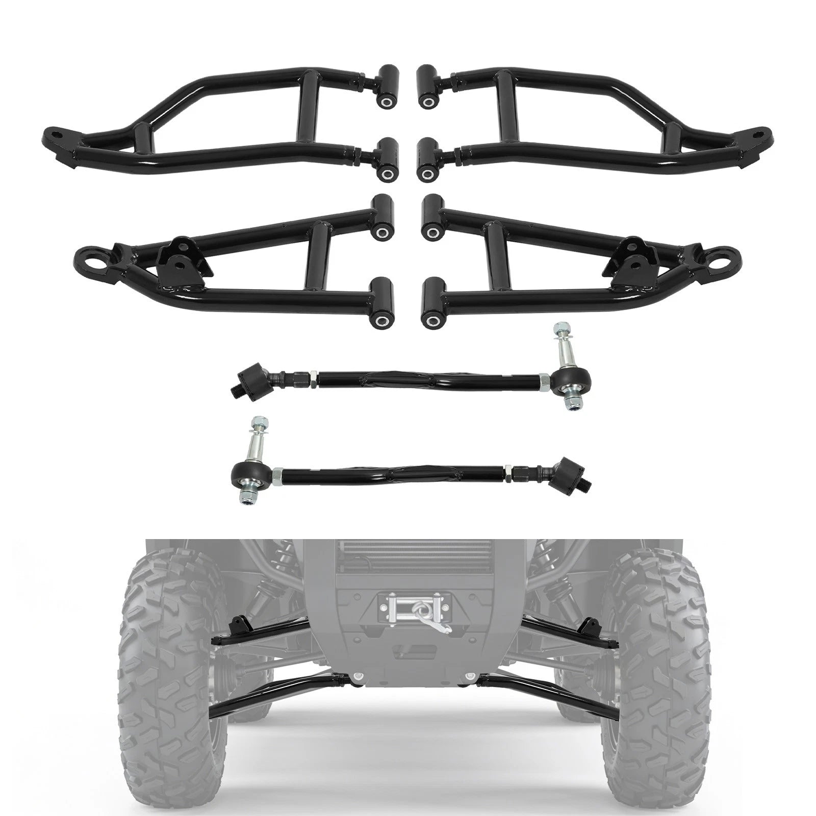 High Clearance A Arm for Kawasaki Mule Pro DX FXR (2015–2022) 1.5" Offset