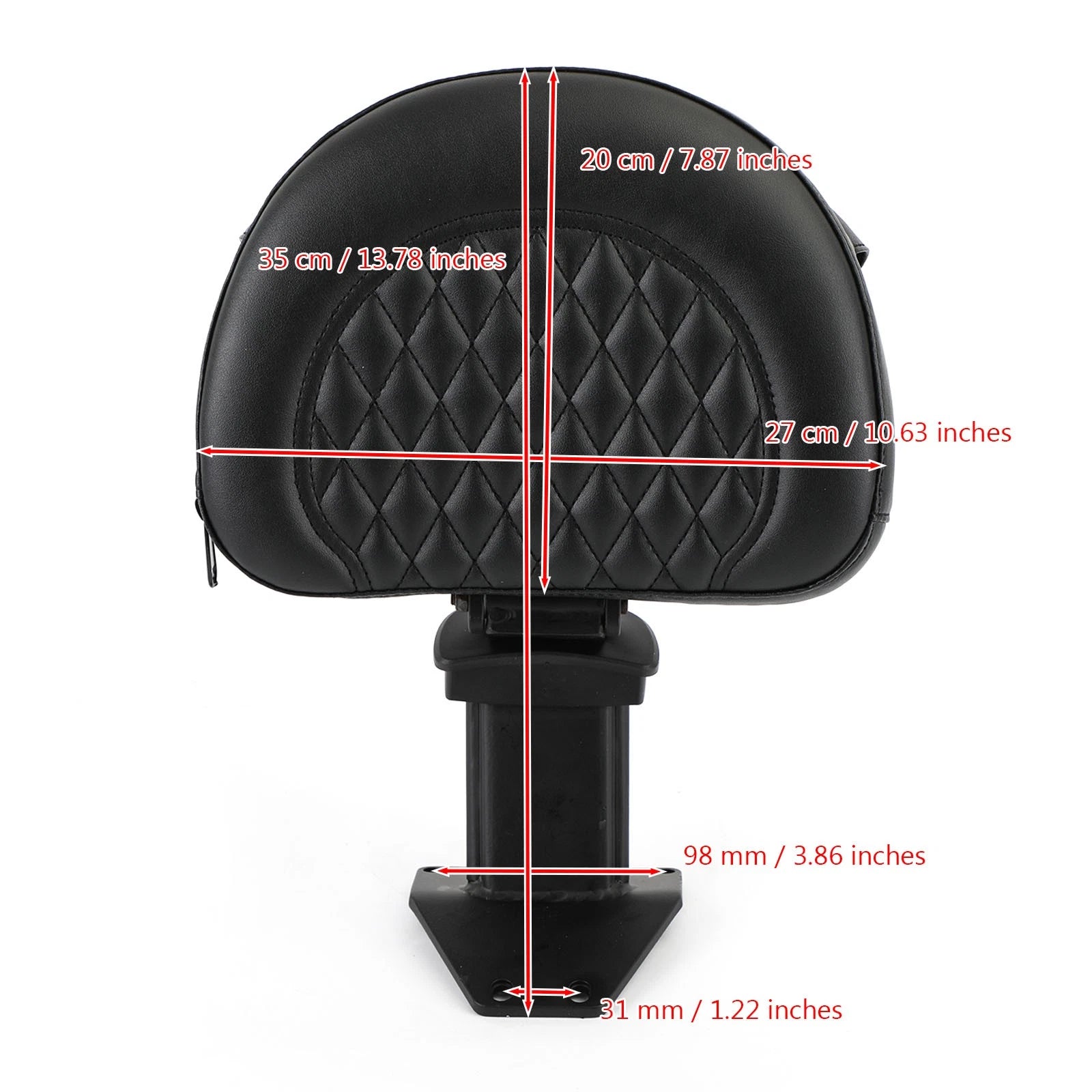 Adjustable Driver Backrest for Honda Goldwing GL1800 (2018–2020)