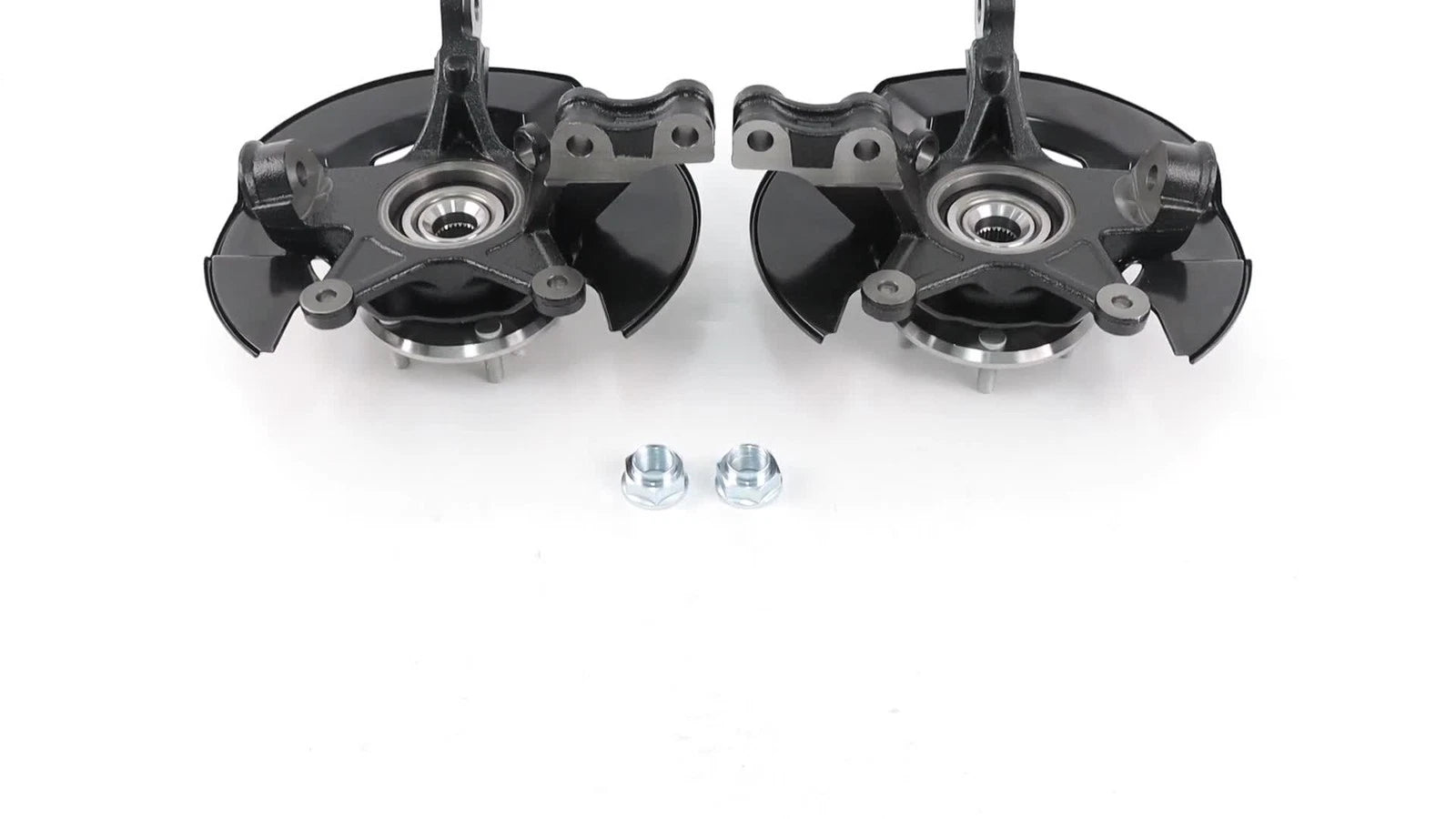 Pair Front Wheel Steering Hub Knuckle Assembly for Honda Pilot (2003-2004)
