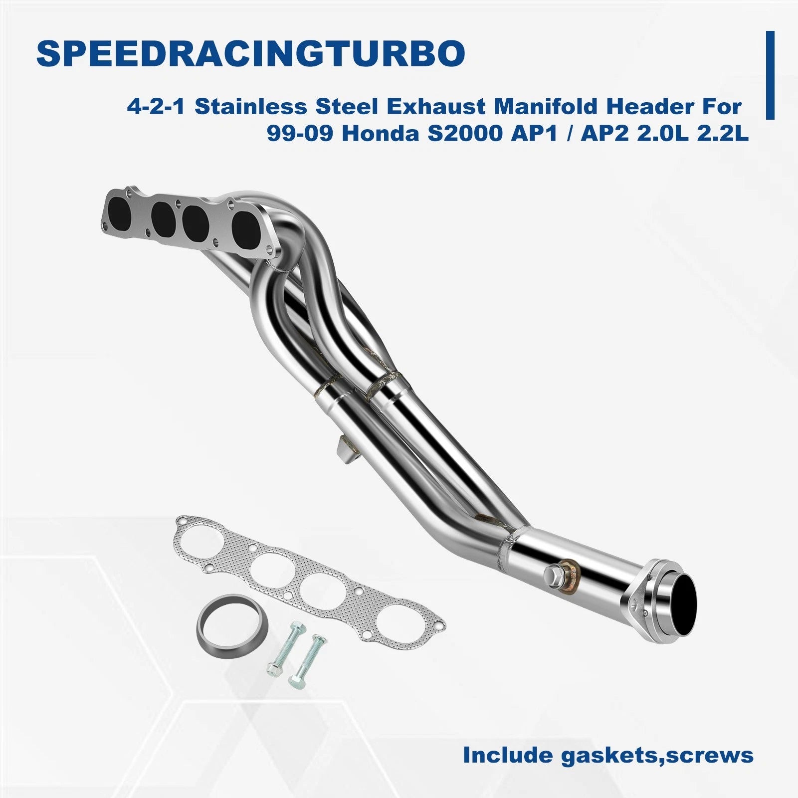 4-2-1 Exhaust Header Manifold for Honda S2000 (2000–2009)