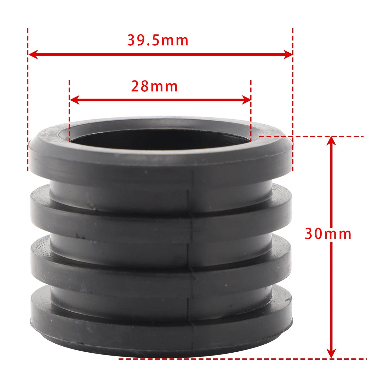 Exhaust Gasket for Honda CR250R (1984–2007) 18365KA4730 A9 Rubber