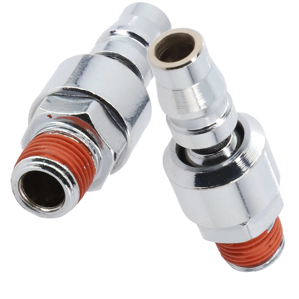 2X 14 Inch Pneumatic Quick Joint Air Connector for 360 Degree Rotary
