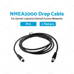 NMEA2000 Drop Cable 2m 5-Core Female to Male for Marine Boat