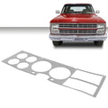 Aluminum Dash Bezel Insert for Chevy GMC Truck Blazer Suburban (1981–1987)
