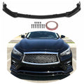 Glossy Black Front Bumper Lip Spoiler for Infiniti Q50 (2014–2017)