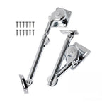 Zinc Alloy Hydraulic Hinges for Cabinet Doors (19mm Max Adjustment)