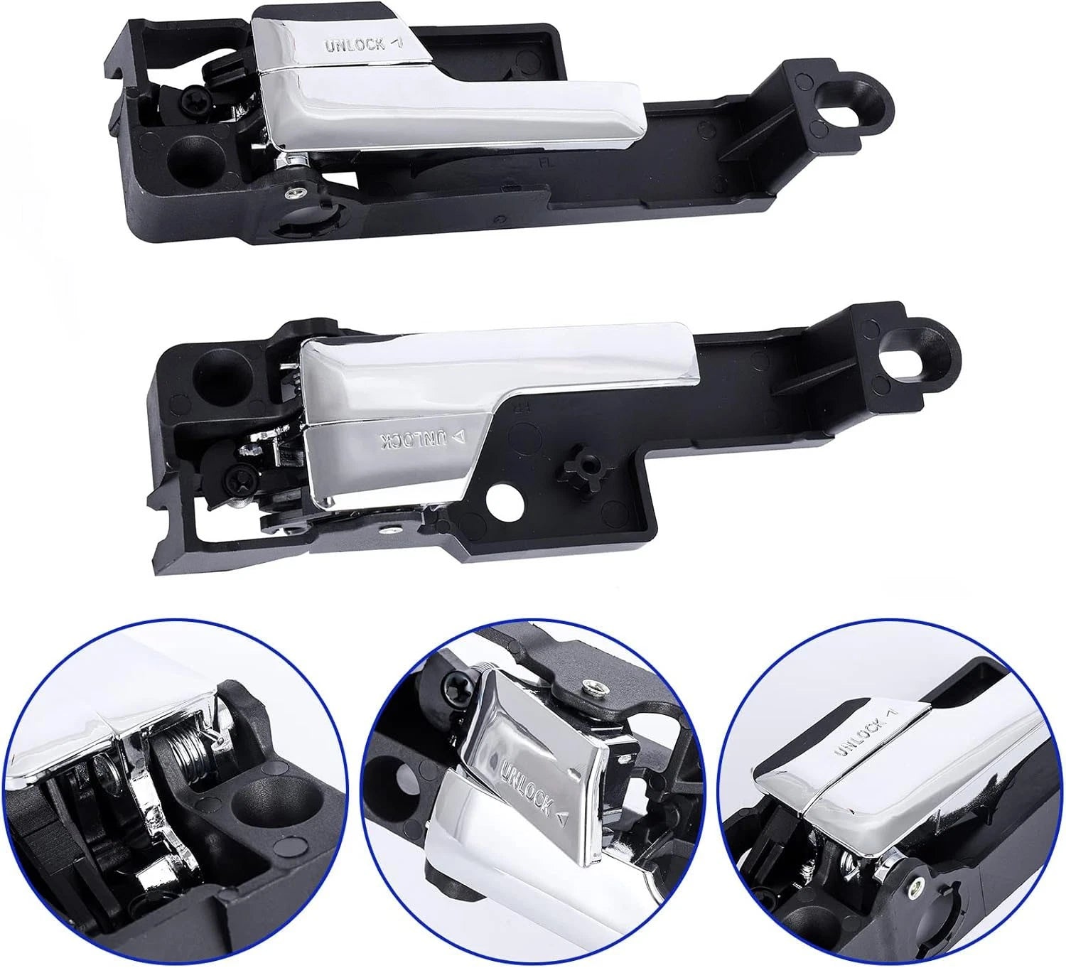 Front Interior Inside Door Handle for 2006-2012 Ford Fusion Mercury Milan
