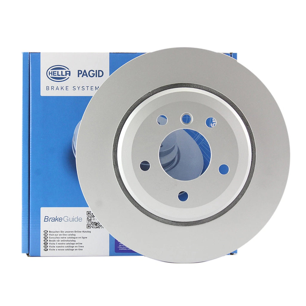 Hella Pagid 320mm Rear Coated Disc Brake Rotor for BMW E46 (1998–2006)