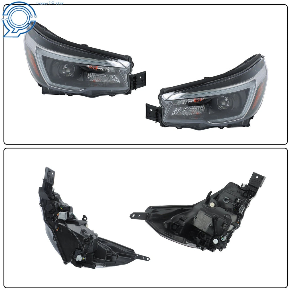 Set of 2 LED Headlight Assemblies for Subaru Forester (2019-2021)