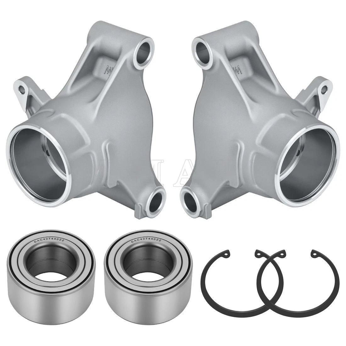Set of 2 Rear Wheel Carriers w/ Bearings for Polaris RZR 4 800 (2010–2014)