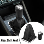 5 Speed Manual Gear Shift Knob with Dust Cover for Ford Focus 