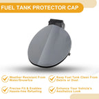 Fuel Tank Door Cap for Volkswagen CC (2006–2012) - Gray Filler Flap Cover