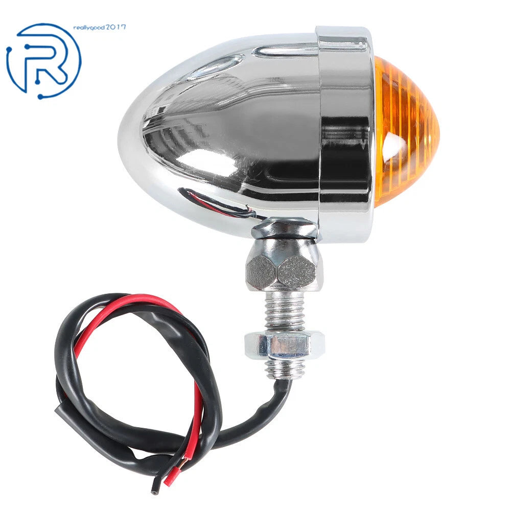 Chrome Fog Lamp Turn Signal Light for Dyna (1996-2012)