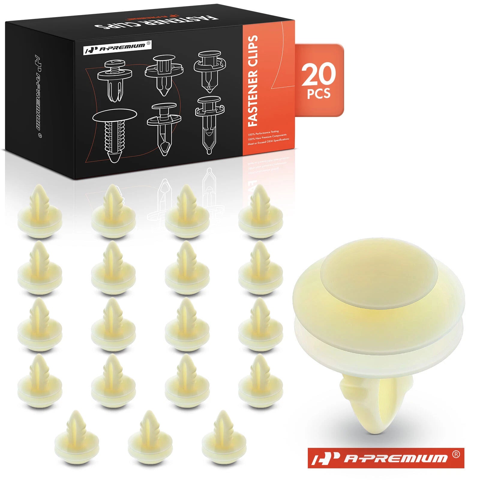 20Pcs Nylon Door Panel Retainers Clip for Ford 