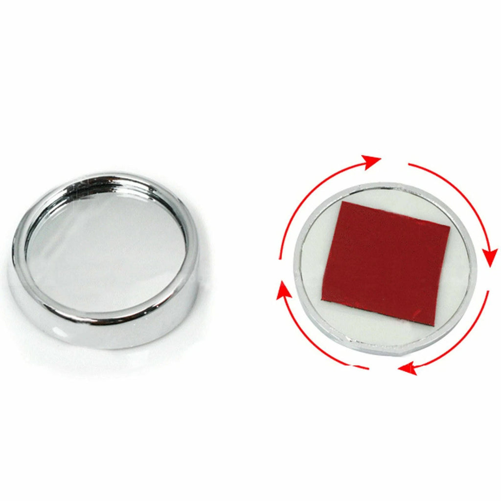 2.0" Angle Convex Round Rear Wide-View Blind Spot Mirrors (2017-2025)