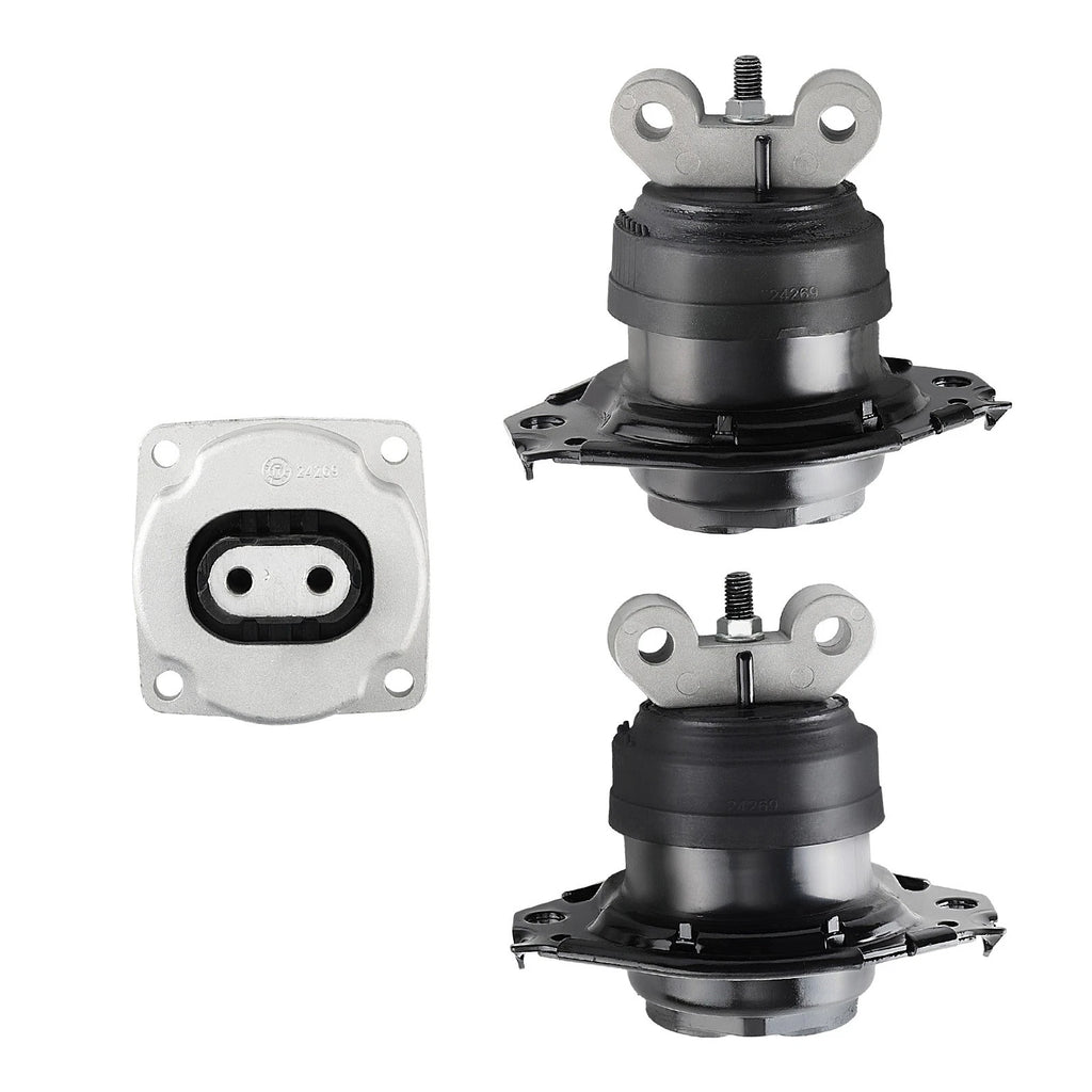 3X Engine Motor & Trans Mount Set for Dodge Challenger 3.6L 5.7L (2011–2017)