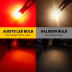 Set of 2 AUXITO Red LED Inner Tail Light Bulbs 192 194 175 2821 T10 2825 168